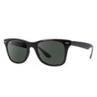 Ray-ban Wayfarer Liteforce Black Sunglasses, Green Lenses - Rb4195