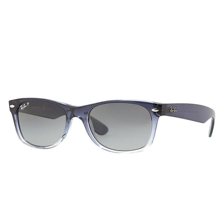 Ray-ban New Wayfarer Color Mix Blue, Polarized Lenses - Rb2132