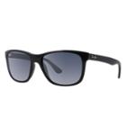 Ray-ban Black Sunglasses, Gray Lenses - Rb4181