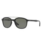 Ray-ban Black Sunglasses, Polarized Green Lenses - Rb4290