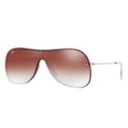 Ray-ban Silver Sunglasses, Red Lenses - Rb4311n
