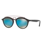 Ray-ban Gatsby Ii Black Sunglasses, Blue Lenses - Rb4257