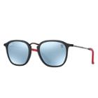 Ray-ban Scuderia Ferrari Collection Black Sunglasses, Gray Lenses - Rb2448nm