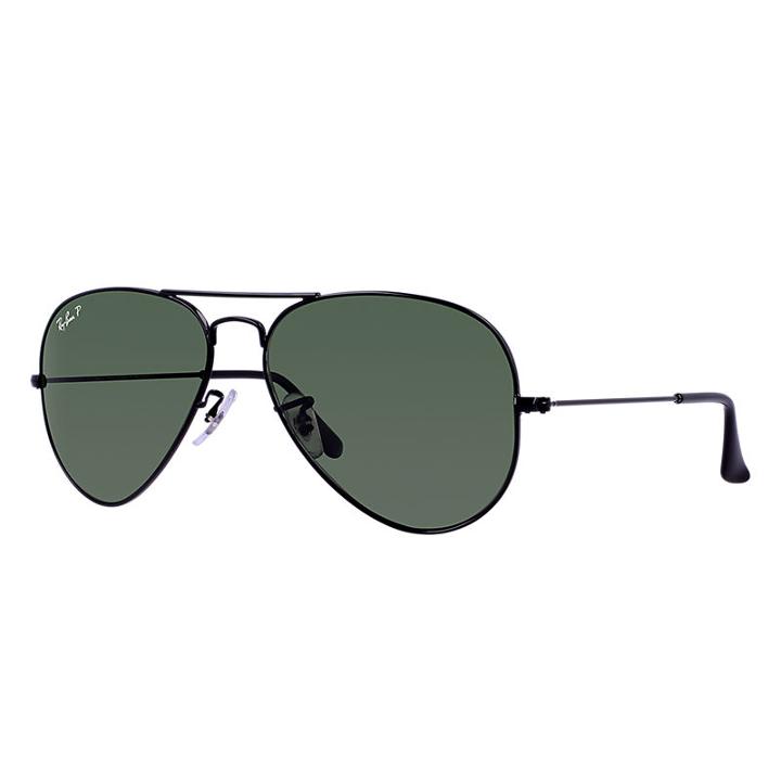 Ray-ban Aviator Classic Black, Polarized Lenses - Rb3025