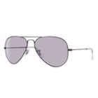 Ray-ban Aviator Classic Gunmetal Sunglasses, Polarized Gray Lenses - Rb3025