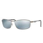 Ray-ban Gunmetal Sunglasses, Polarized Gray Lenses - Rb3498