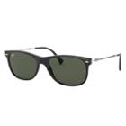 Ray-ban Silver Sunglasses, Green Lenses - Rb4318
