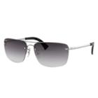 Ray-ban Silver Sunglasses, Gray Lenses - Rb3607