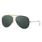 Ray-ban Blaze Aviator Gold Sunglasses, Green Lenses - Rb3584n