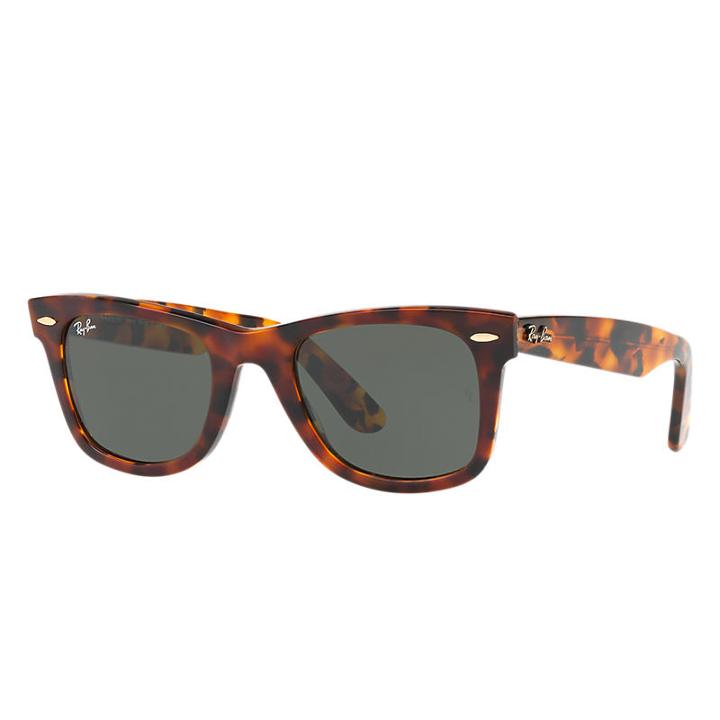 Ray-ban Original Wayfarer @collection Blue Sunglasses, Green Lenses - Rb2140