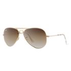 Ray-ban Men's Aviator Folding Gold Sunglasses, Brown Lenses - Rb3479