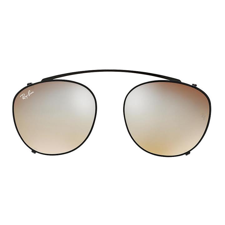 Ray-ban Men's Rb6355 Clip-on Black Sunglasses - Rb6355c