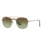 Ray-ban Men's Copper Sunglasses, Green Lenses - Rb3557