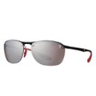 Ray-ban Scuderia Ferrari Collection Black Sunglasses, Polarized Gray Lenses - Rb4302m