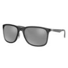 Ray-ban Gunmetal Sunglasses, Gray Lenses - Rb4313