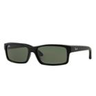 Ray-ban Men's Men's Black  Sunglasses, Green Lenses - Rb4151