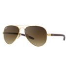 Ray-ban Aviator Carbon Fibre Brown Sunglasses, Brown Sunglasses Lenses - Rb8307