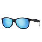 Ray-ban Men's Andy Black Sunglasses, Blue Lenses - Rb4202