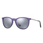 Ray-ban Women's Erika @collection Purple Sunglasses, Gray Lenses - Rb4171
