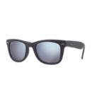 Ray-ban Men's Wayfarer Folding Grey Sunglasses, Gray Flash Lenses - Rb4105