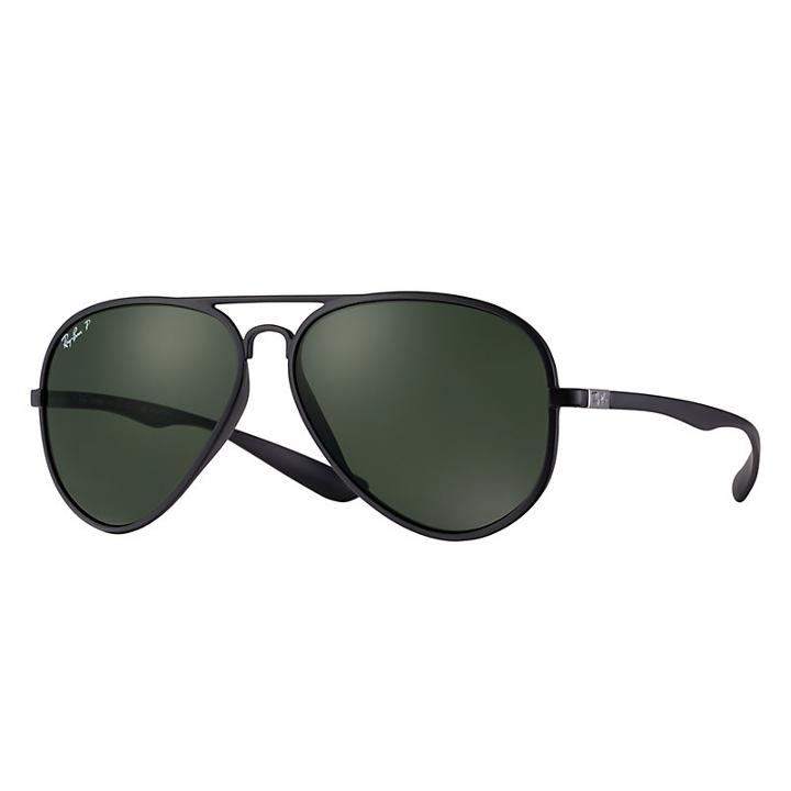 Ray-ban Aviator Liteforce Black, Polarized Lenses - Rb4180