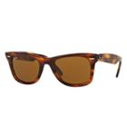 Ray-ban Original Wayfarer Distressed Blue Sunglasses, Brown Lenses - Rb2140