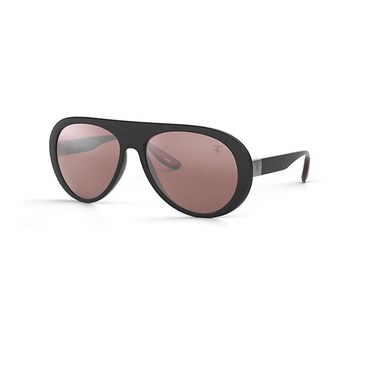Ray-ban Scuderia Ferrari Collection Black Sunglasses, Polarized Gray Lenses - Rb4310m