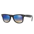 Ray-ban Wayfarer Ease Black Sunglasses, Blue Lenses - Rb4340