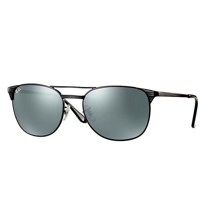Ray-ban Men's Signet Black Sunglasses, Gray Lenses - Rb3429m