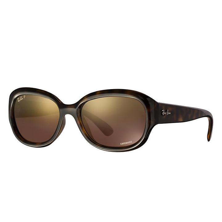 Ray-ban Women's Rb4282 Chromance Blue Sunglasses, Polarized Violet Lenses - Rb4282ch