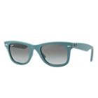 Ray-ban Men's Original Wayfarer Color Mix Blue Sunglasses, Gray Lenses - Rb2140