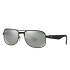 Ray-ban Black Sunglasses, Gray Lenses - Rb3524