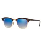 Ray-ban Clubmaster  Blue , Blue Sunglasses Flash Lenses - Rb3016
