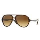 Ray-ban Gunmetal Sunglasses, Brown Lenses - Rb4235