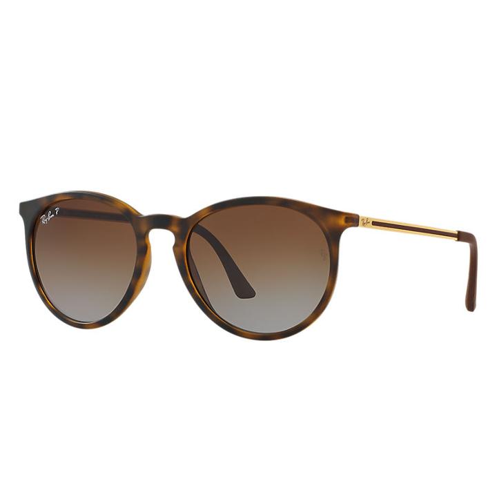 Ray-ban Gold Sunglasses, Polarized Brown Lenses - Rb4274