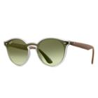 Ray-ban Blaze Green Sunglasses, Green Sunglasses Lenses - Rb4380n