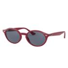 Ray-ban Red Sunglasses, Gray Lenses - Rb4315
