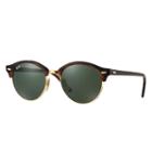 Ray-ban Clubround Classic Blue Sunglasses, Green Lenses - Rb4246
