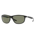 Ray-ban Black Sunglasses, Polarized Green Lenses - Rb4213