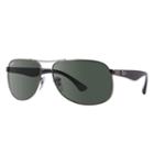 Ray-ban Black Sunglasses, Polarized Green Lenses - Rb3502