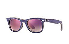 Ray-ban Unisex Violet Wayfarer Sunglasses