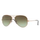 Ray-ban Men's Aviator Copper Sunglasses, Green Lenses - Rb3026
