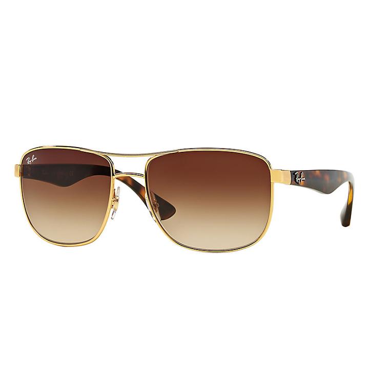 Ray-ban Blue Sunglasses, Brown Lenses - Rb3533