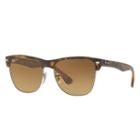 Ray-ban Clubmaster Oversized Blue Sunglasses, Polarized Brown Lenses - Rb4175