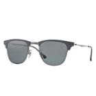 Ray-ban Men's Clubmaster Light Ray Grey Sunglasses, Gray Lenses - Rb8056