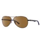 Ray-ban Grey Sunglasses, Polarized Brown Lenses - Rb8313