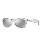 Ray-ban New Wayfarer Color Mix Silver Sunglasses, Gray Lenses - Rb2132