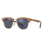 Ray-ban Clubmaster Wood Brown - Rb3016m
