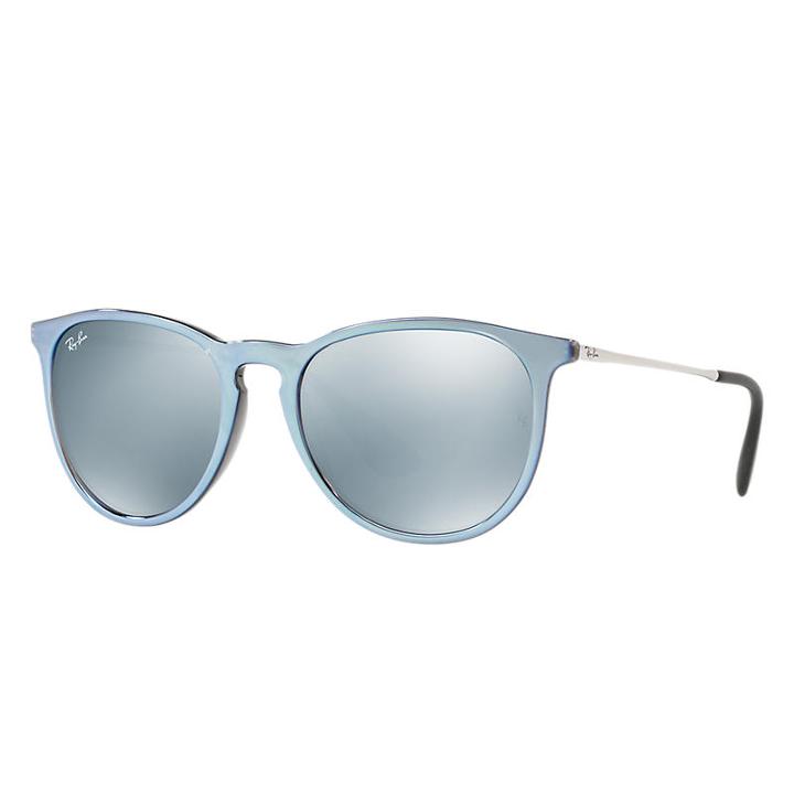 Ray-ban Women's Erika Classic Silver Sunglasses, Gray Lenses - Rb4171