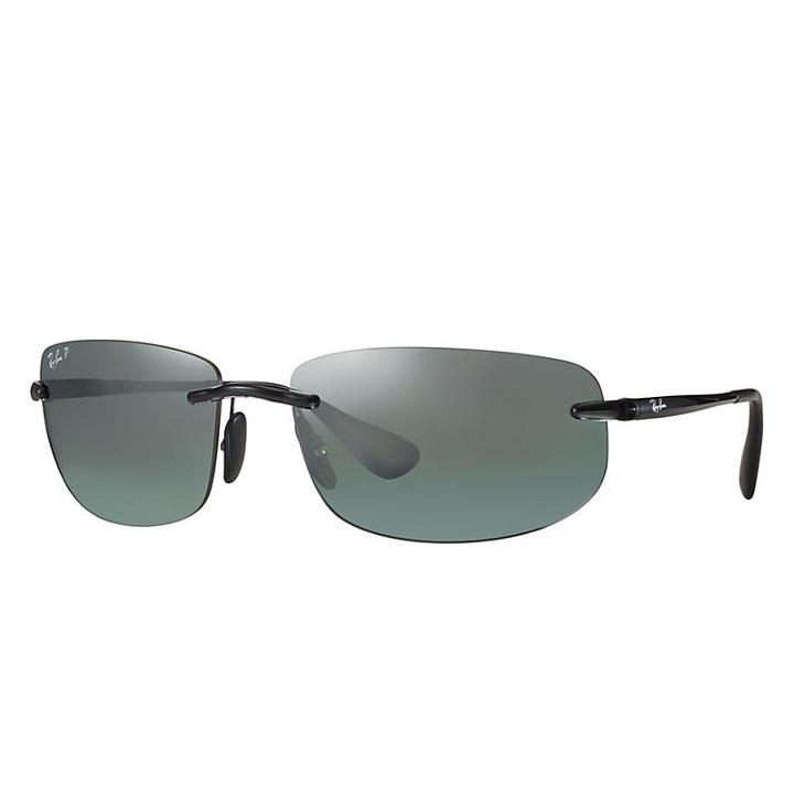 Ray-ban Men's Chromance Black Sunglasses, Polarized Gray Lenses - Rb4254